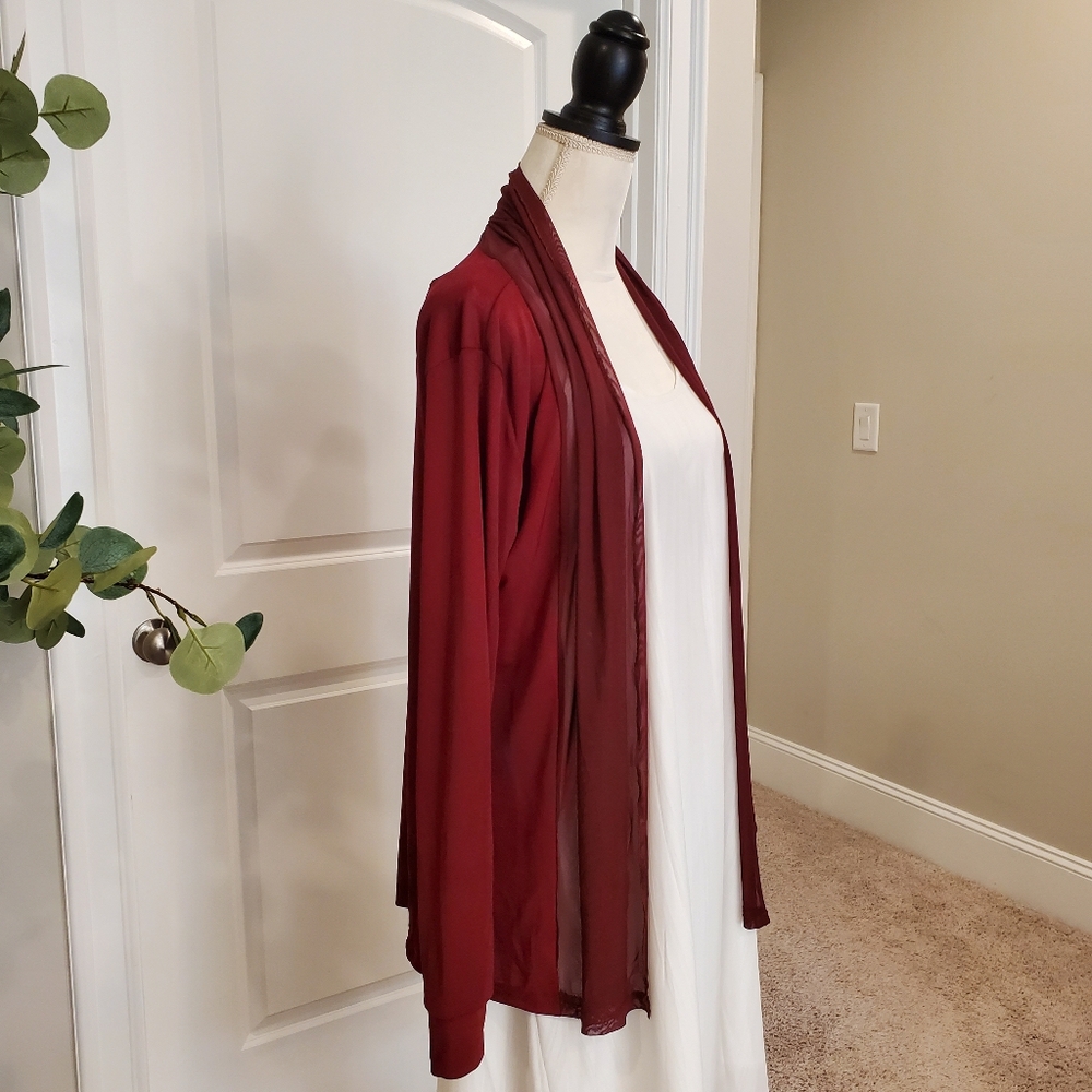 Wine Cardigan Cover Jacket